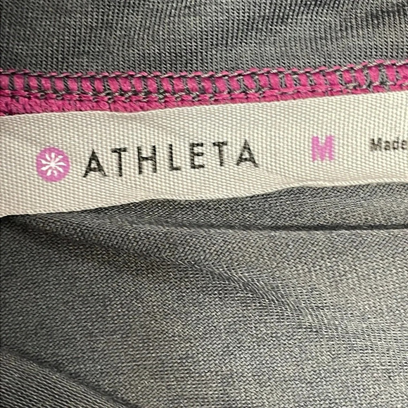 Athleta Gray Drawstring Cinch Waist Midi Skirt M - Picture 9 of 10